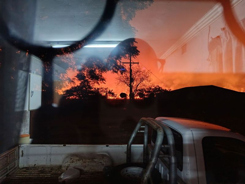 Veld fire at Farm 206 in 2026